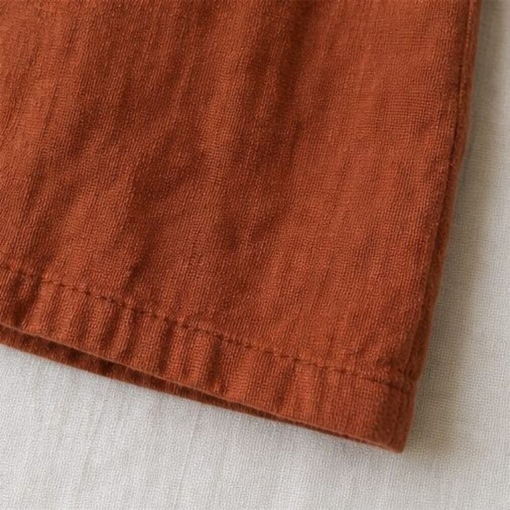 Rust Button Blouse - Picture 6 of 6